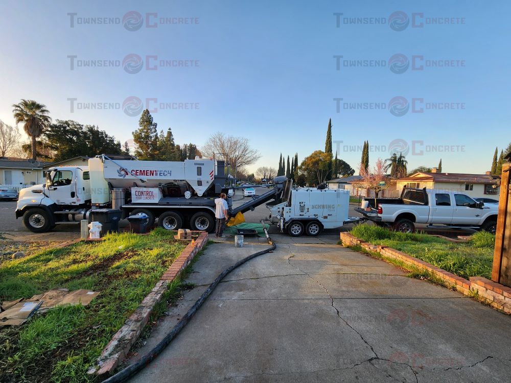 Townsend Concrete Ready Mix Truck in Fairfield California