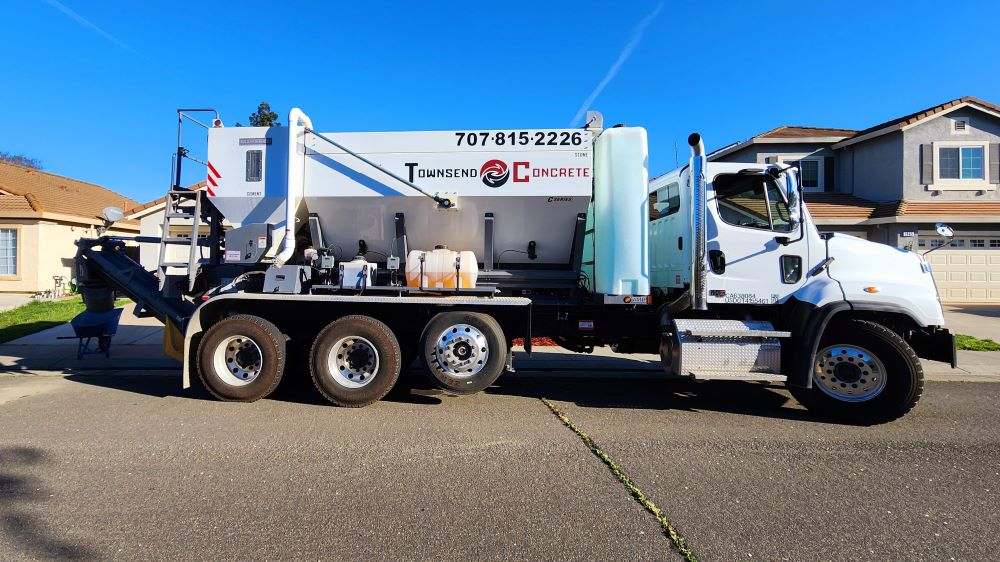 Townsend Concrete Ready Mix Truck in Vacaville California