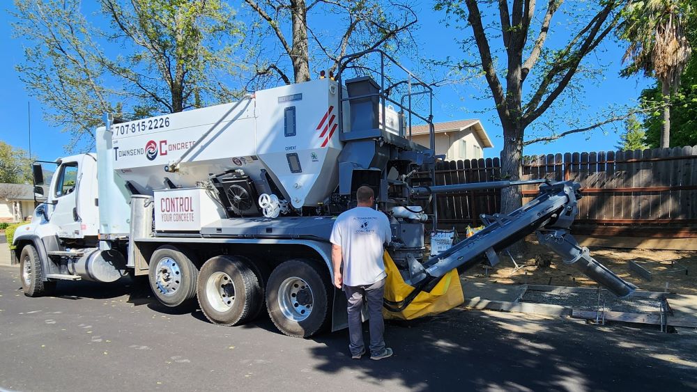 Townsend Concrete Ready Mix Truck in Vacaville California