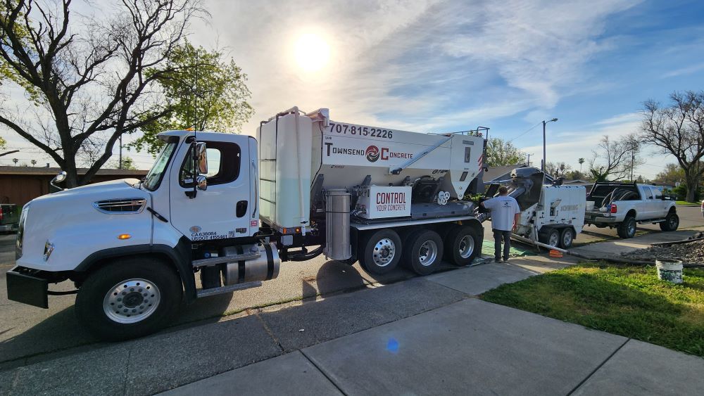 Townsend Concrete Ready Mix Truck in Woodland California